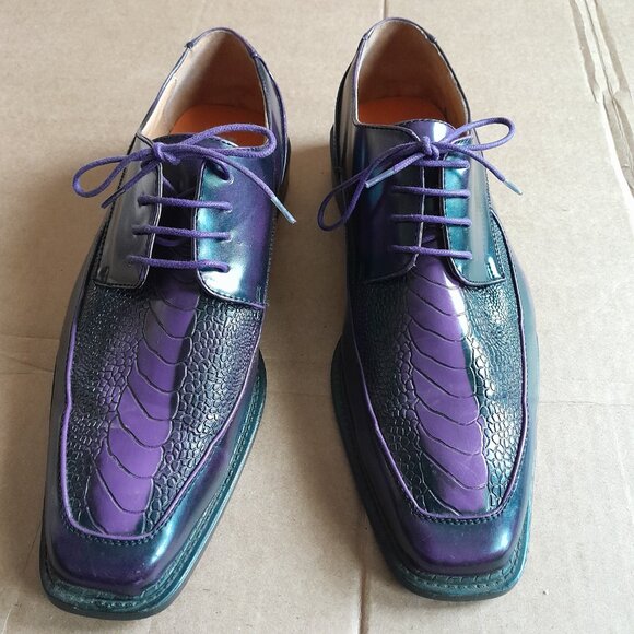 Antonio Cerrelli Elite Men’s Dress Shoes Brown Lace up Leather Size 12 main image 5